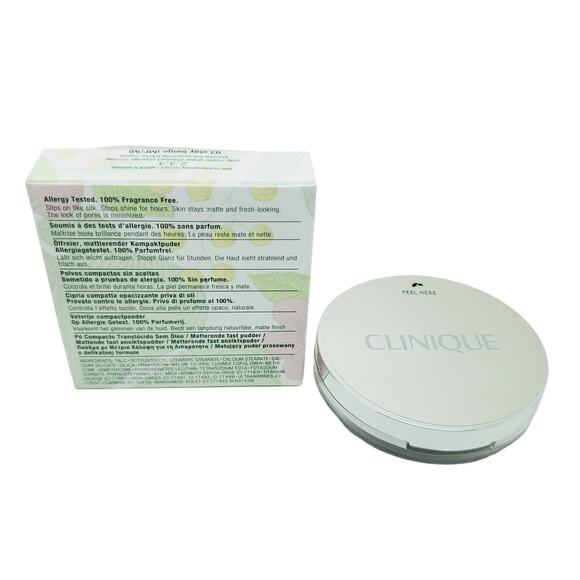 Clinique Stay-Matte Sheer Pressed Powder Oil-Free 03 Stay Beige (MF/M) - Picture 2 of 3